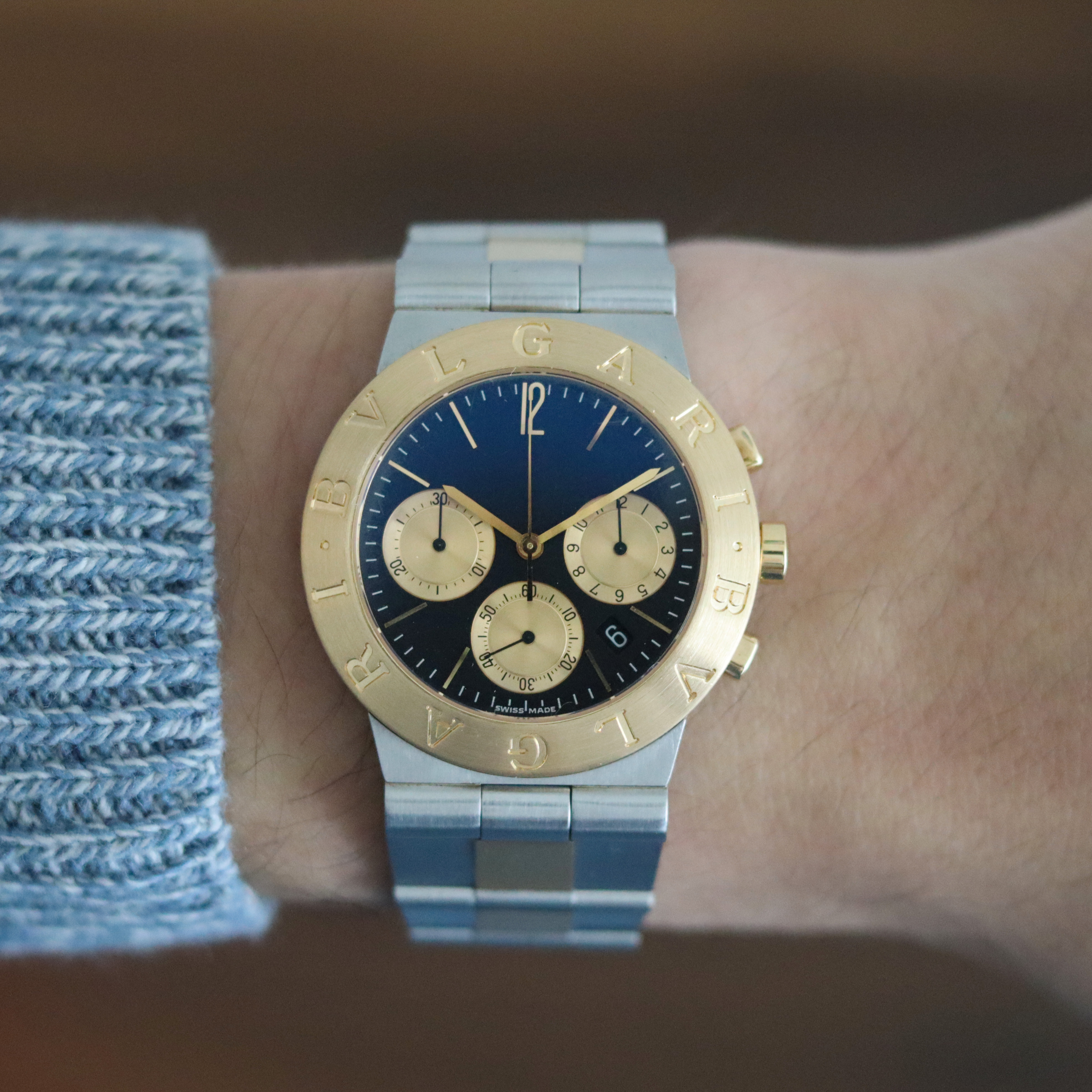  Bulgari Diagono Two Tone